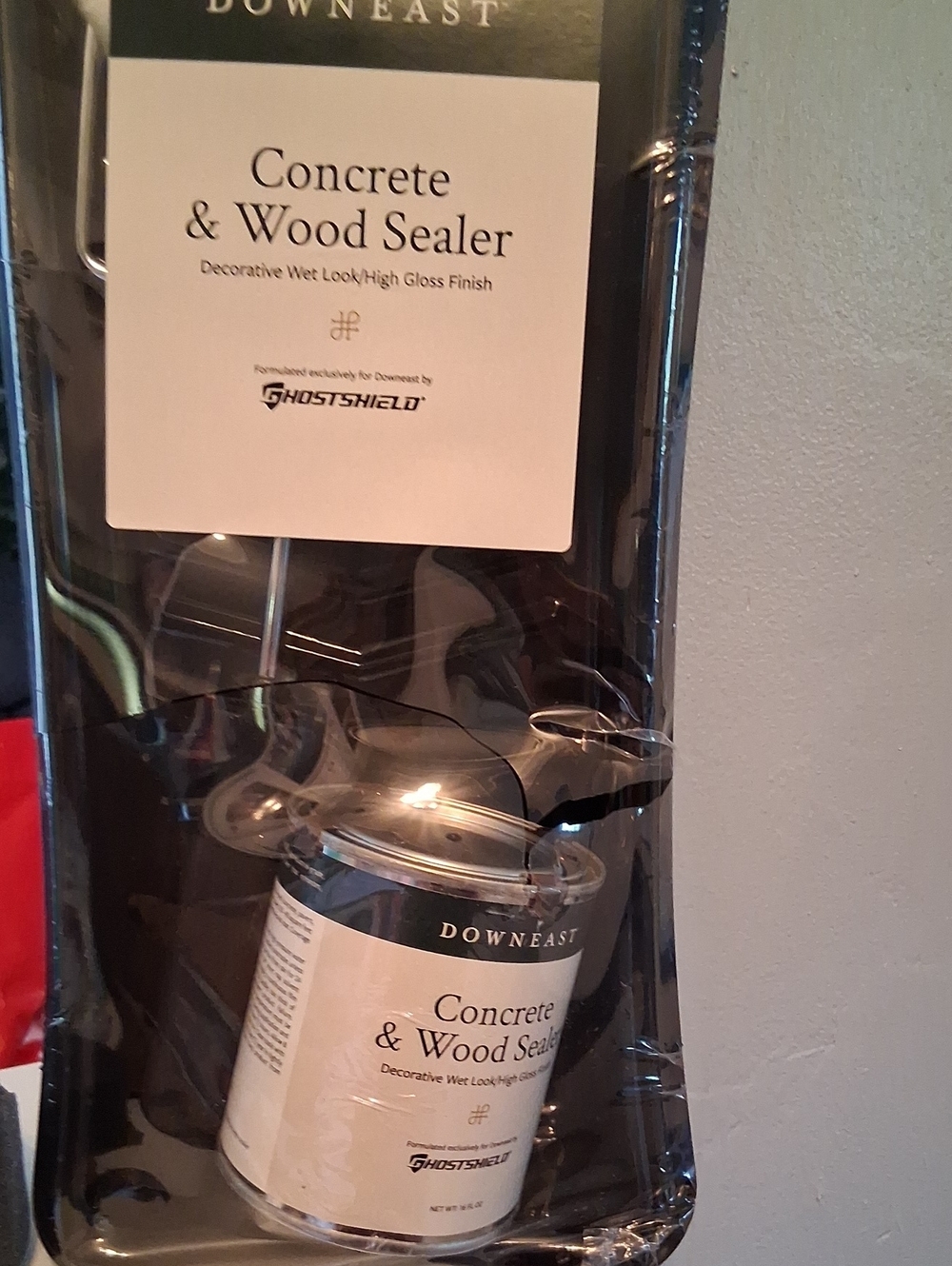 DownEast Concrete & Wood Sealer – Black and White Packaging